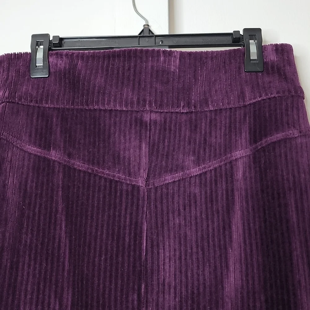 NWT Free People Roxy Purple Ribbed Pencil Midi Skirt Large - Picture 9 of 10